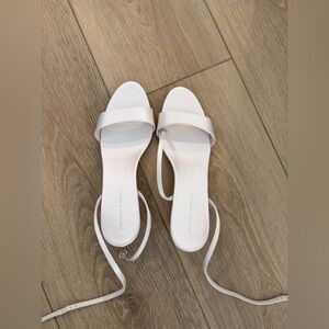 BRIDAL SHOES Loeffler Randall Alice Cream Satin Sandal size 10